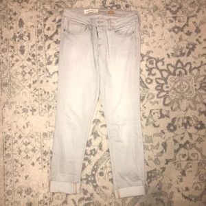 Pilcro and the letterpress Gray jeans